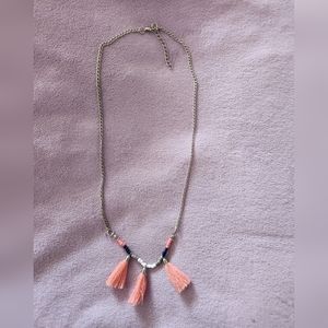 Beaded Tassel Necklace